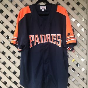 Old School Padre Jersey-Blue